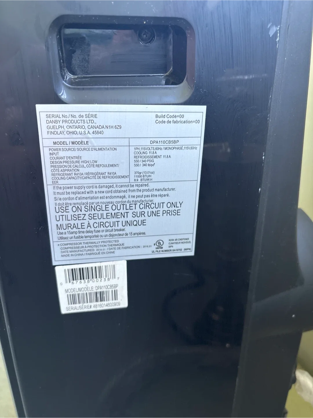 Premiere Portable Air Conditioner image indicator(4)