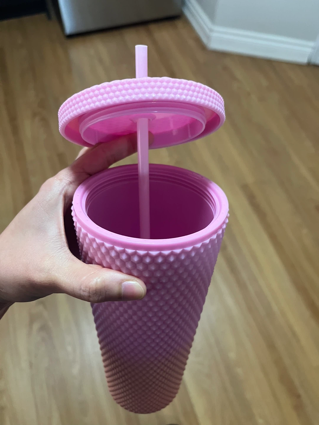 Pink Starbucks Studded Tumbler