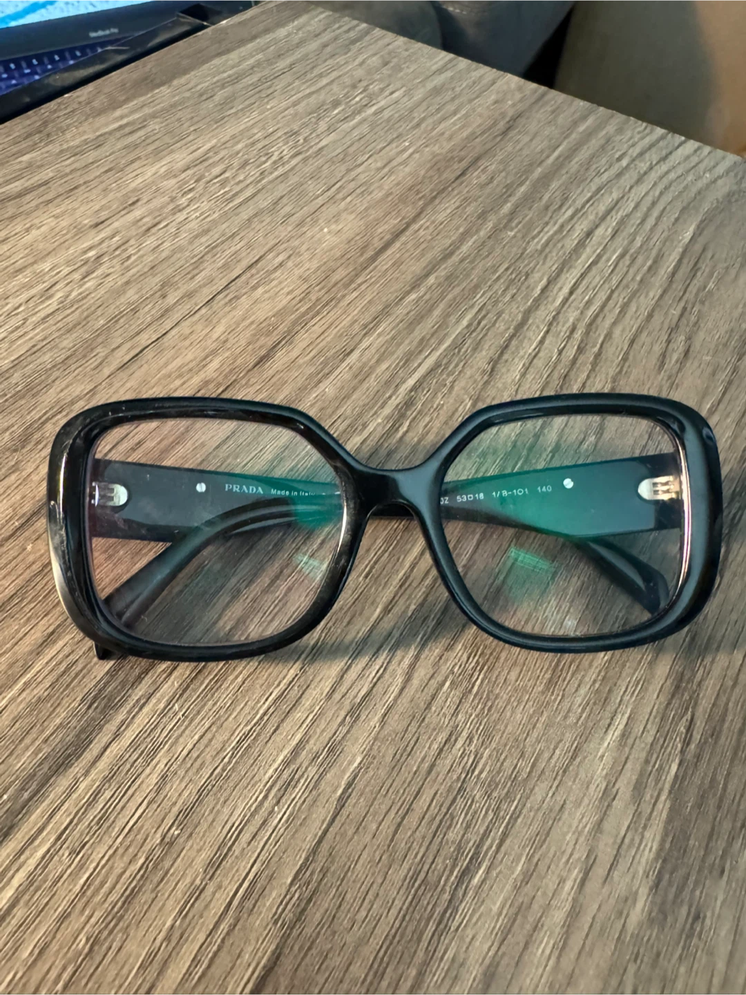 Prada VPR 10Z Black Eyeglasses