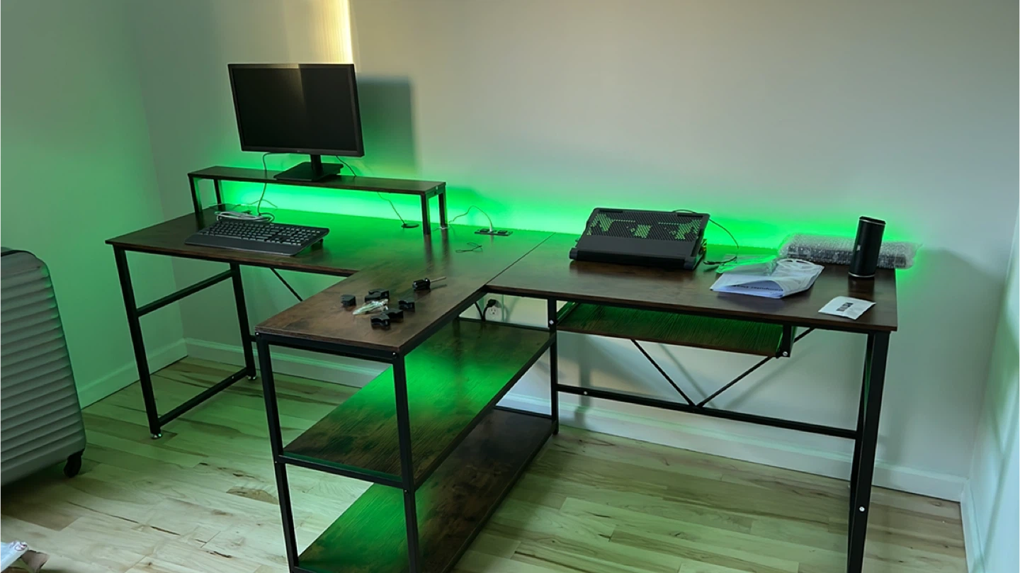 Double Computer Desk