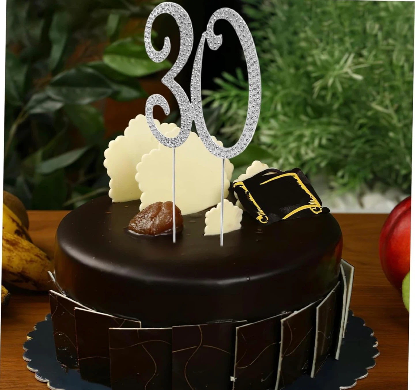Rhinestone Number 30 Cake Topper - photo 2