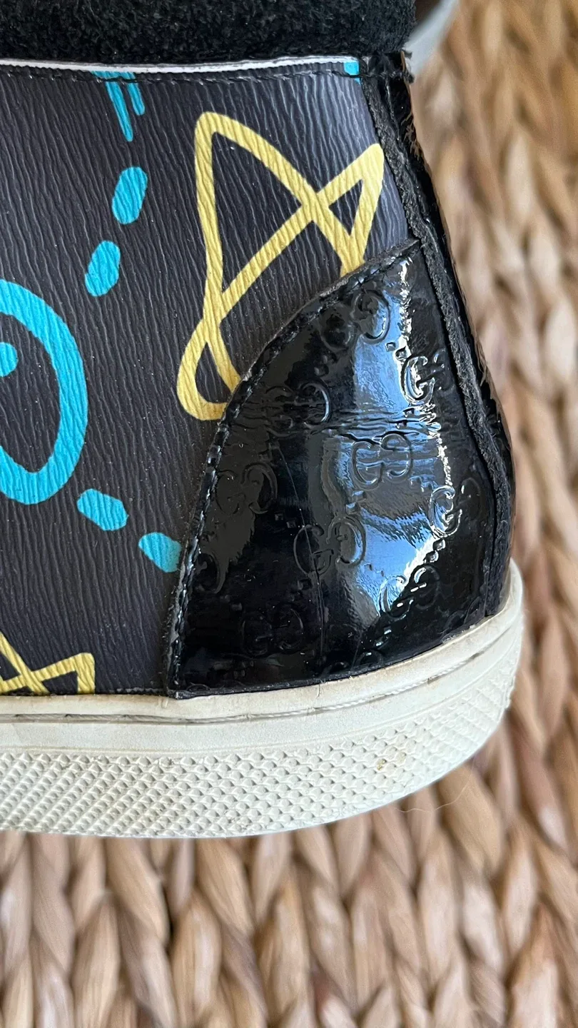 Gucci Black High-Top Sneakers image indicator(4)