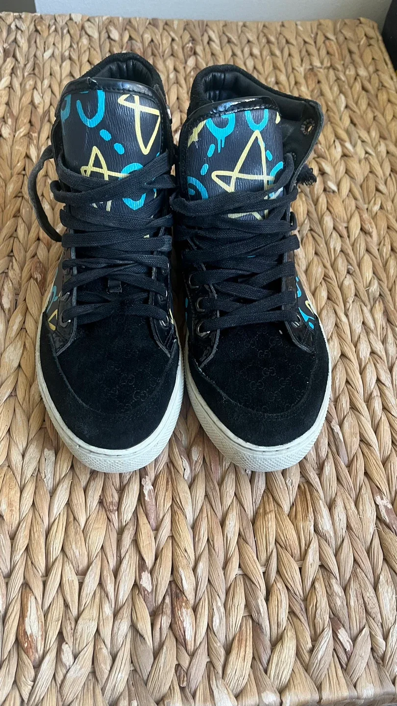 Gucci Black High-Top Sneakers image indicator(6)