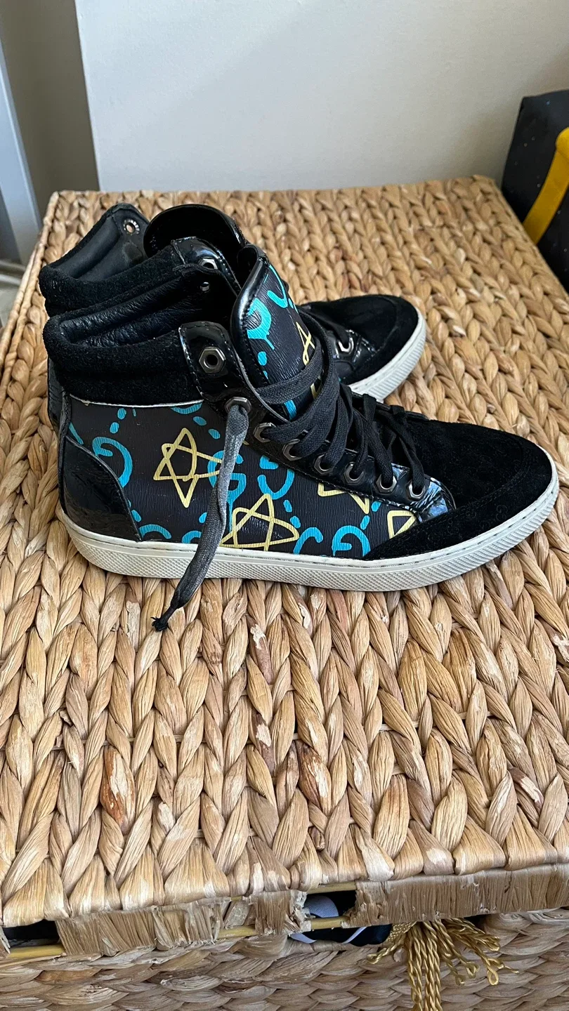 Gucci Black High-Top Sneakers image indicator(2)