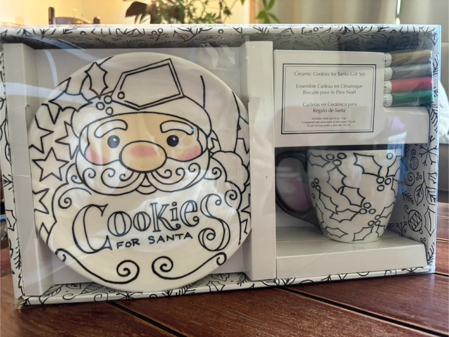 Ceramic Cookies for Santa Gift Set - New image indicator(3)