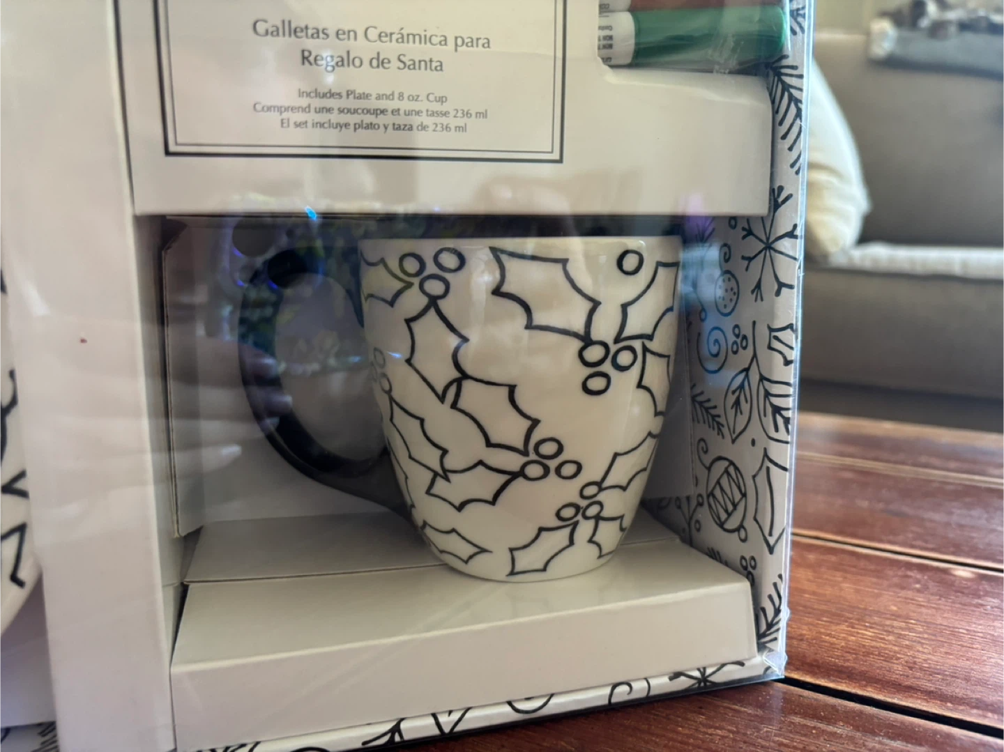 Ceramic Cookies for Santa Gift Set - New - photo 5