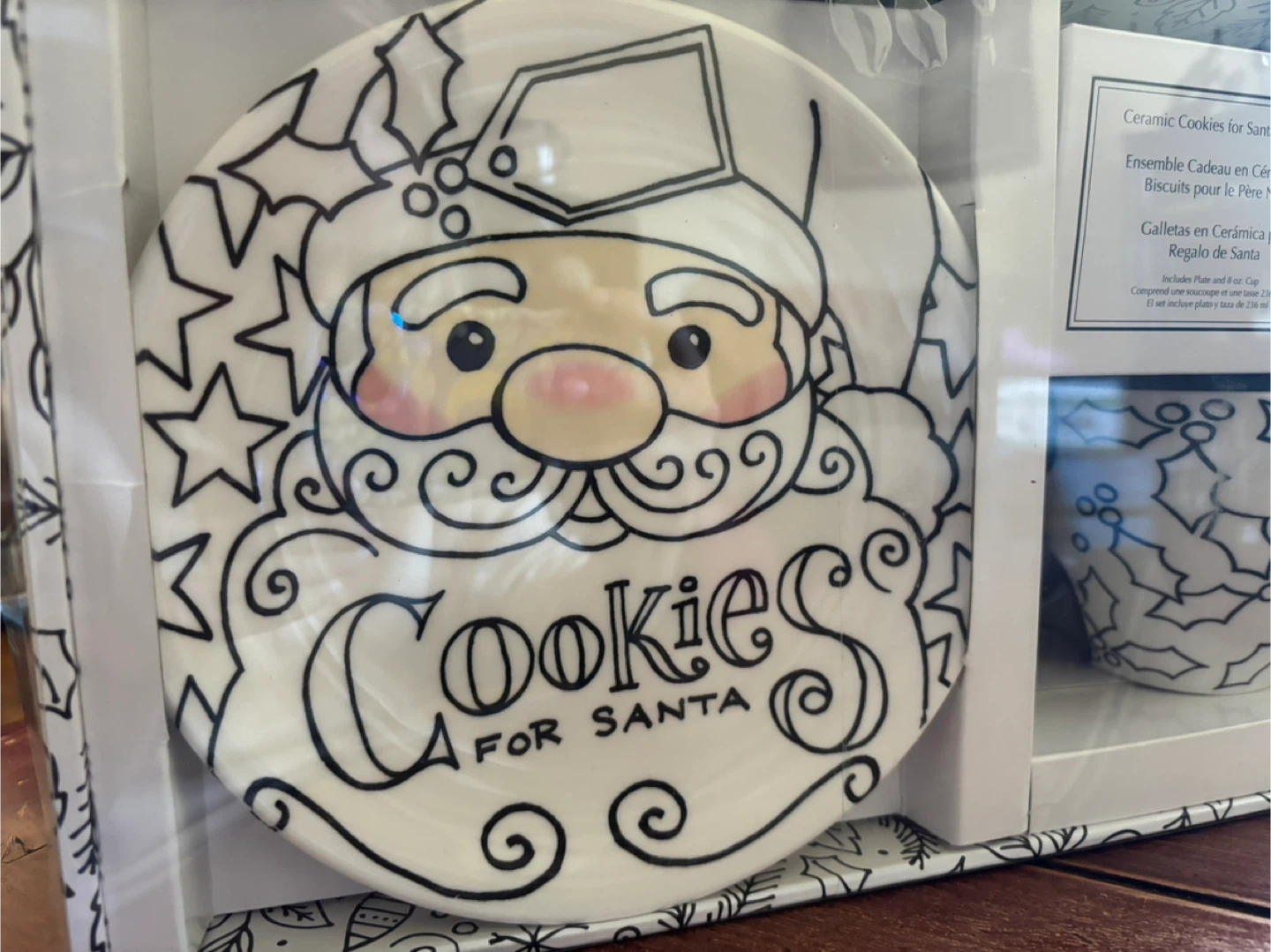 Ceramic Cookies for Santa Gift Set - New - photo 4