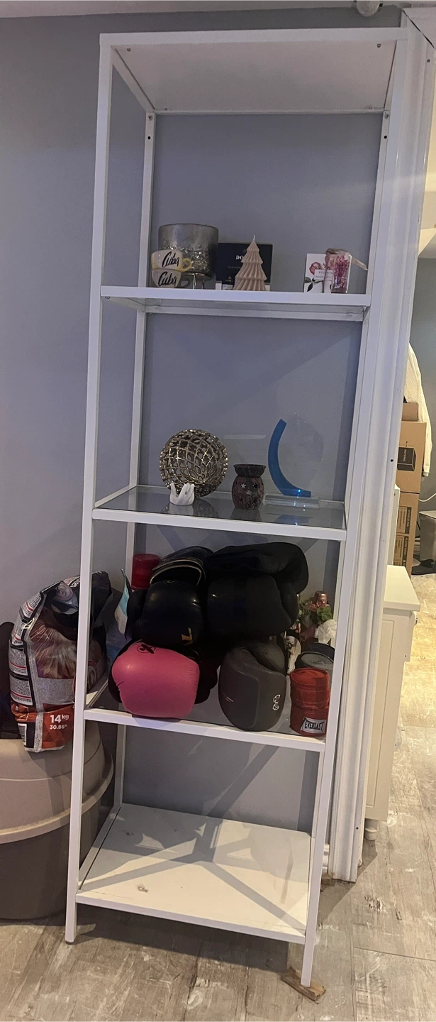 IKEA Vittsjö White Shelf Unit