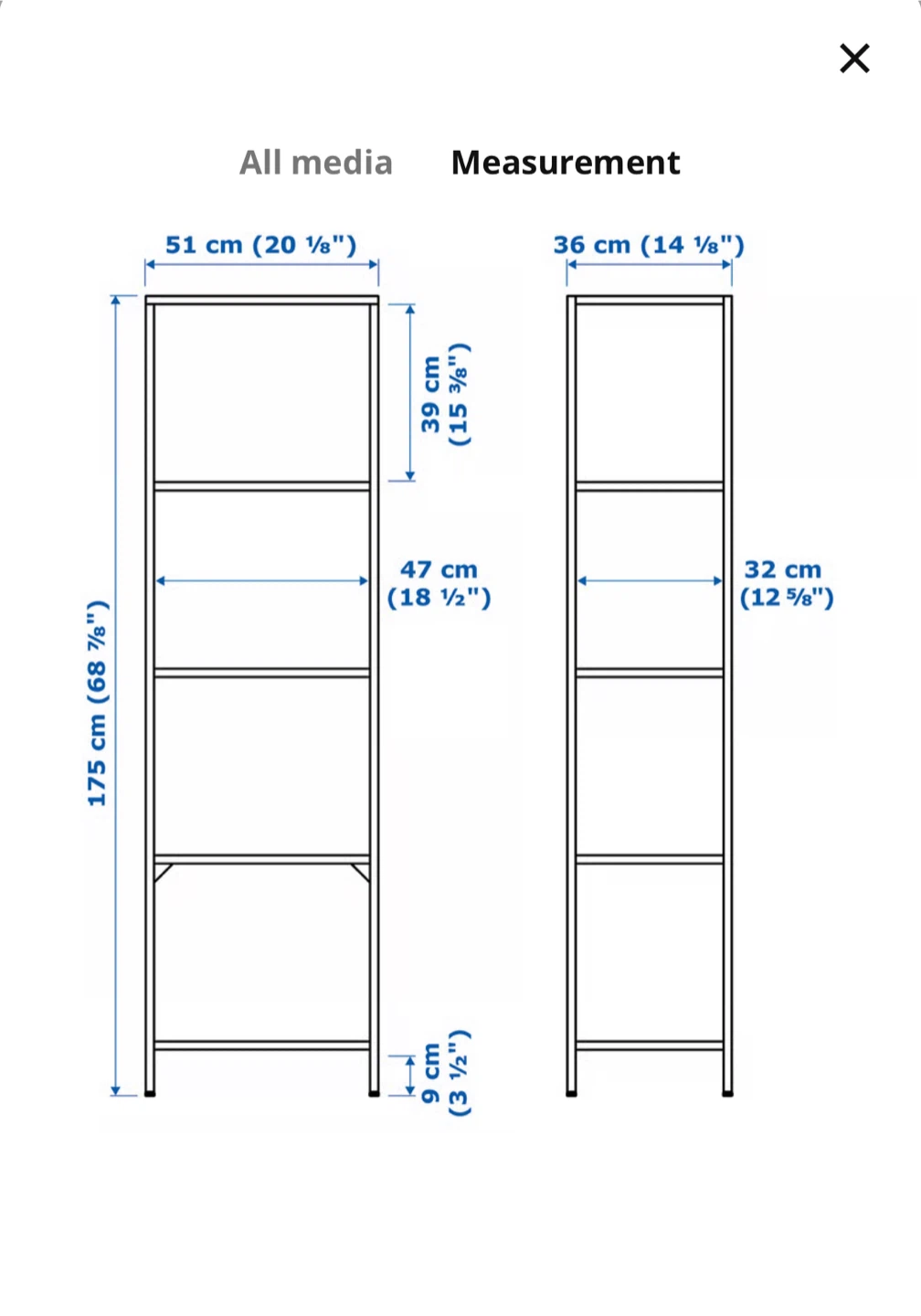 IKEA Vittsjö White Shelf Unit - photo 4