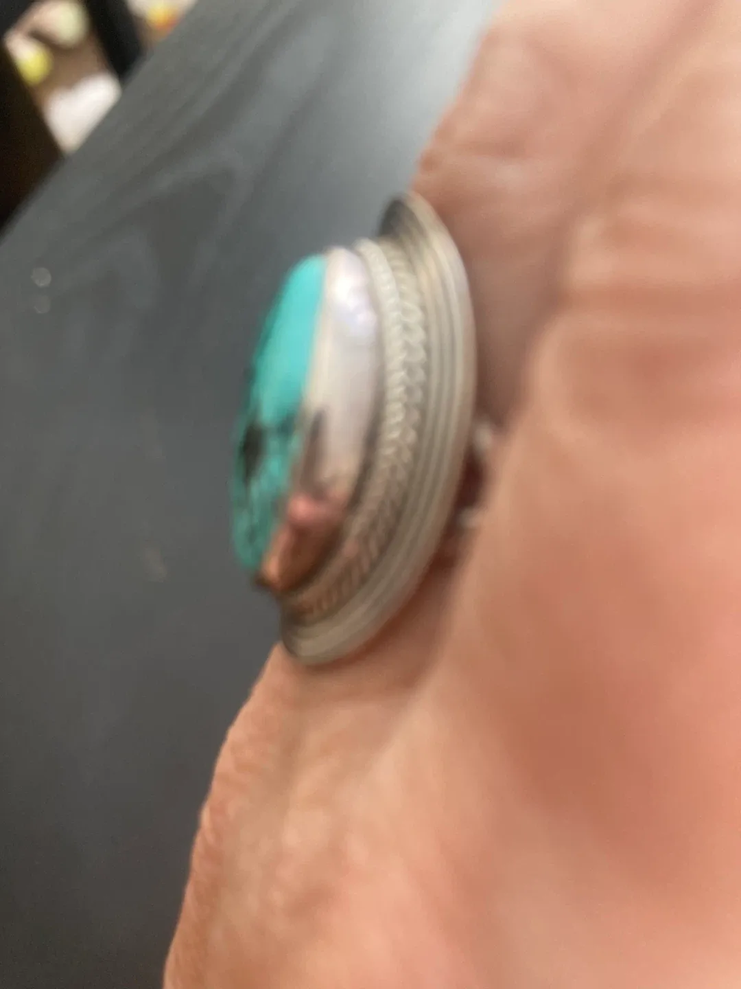 925 Sterling Silver and Turquoise Ring image indicator(2)