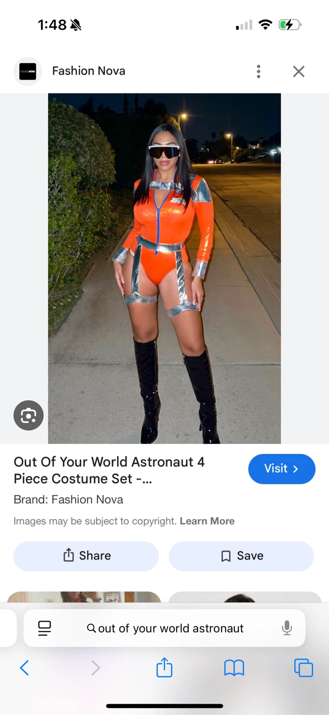 Fashion Nova Astronaut Costume - Size 1X/2X
