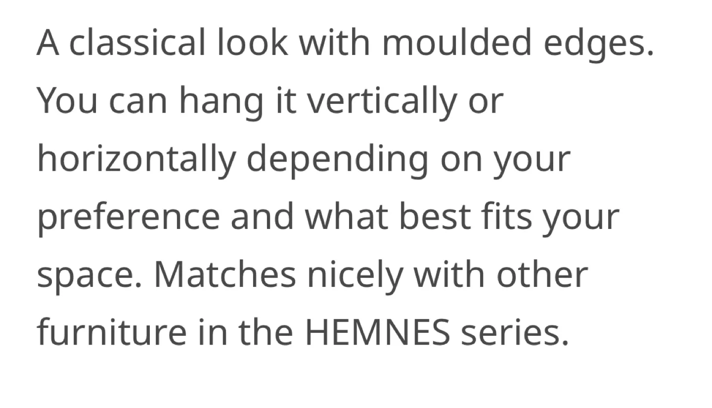 IKEA TOFTBYN White Mirror image indicator(7)