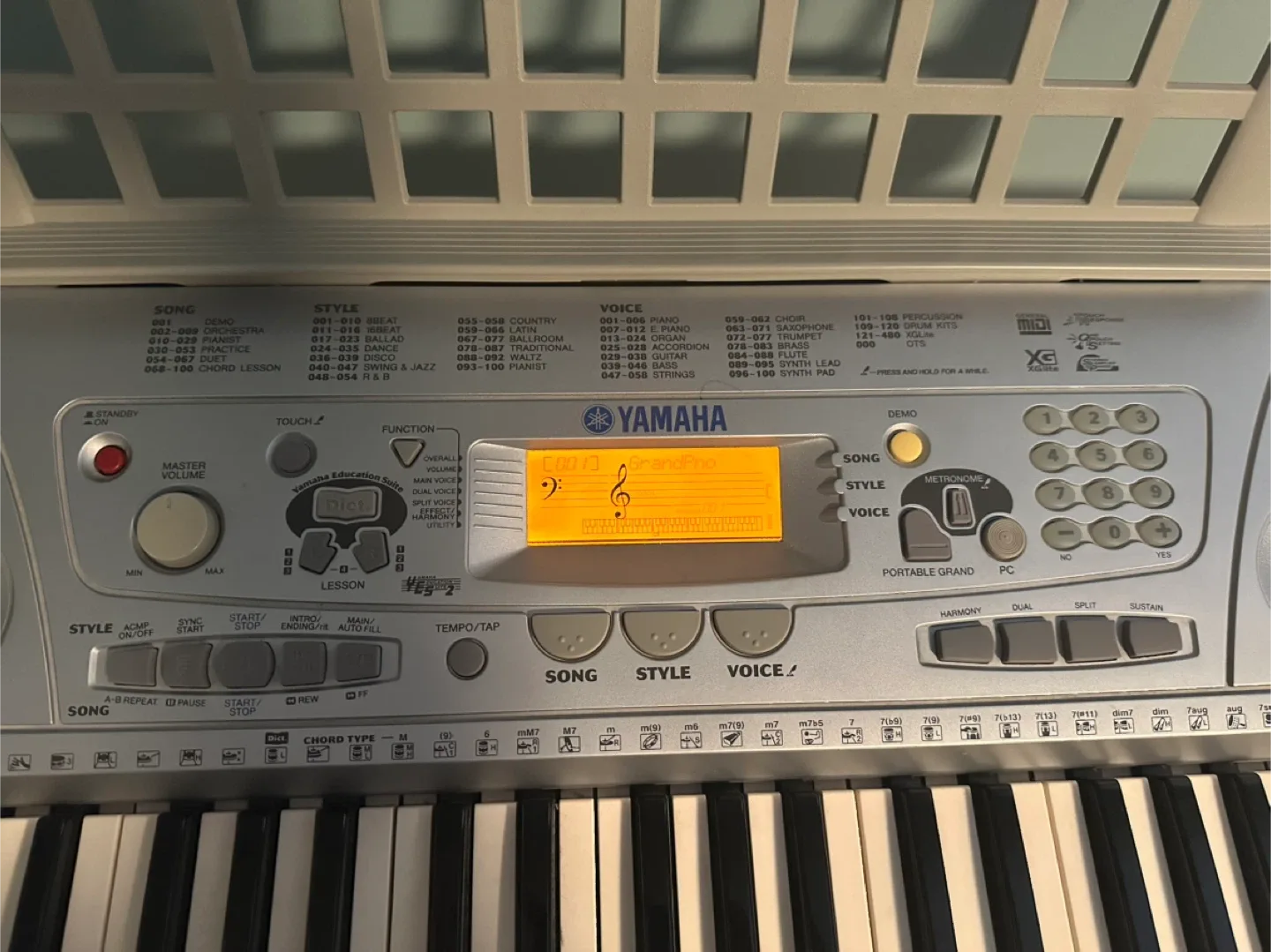 Yamaha PSR-273 Portable Keyboard image indicator(4)