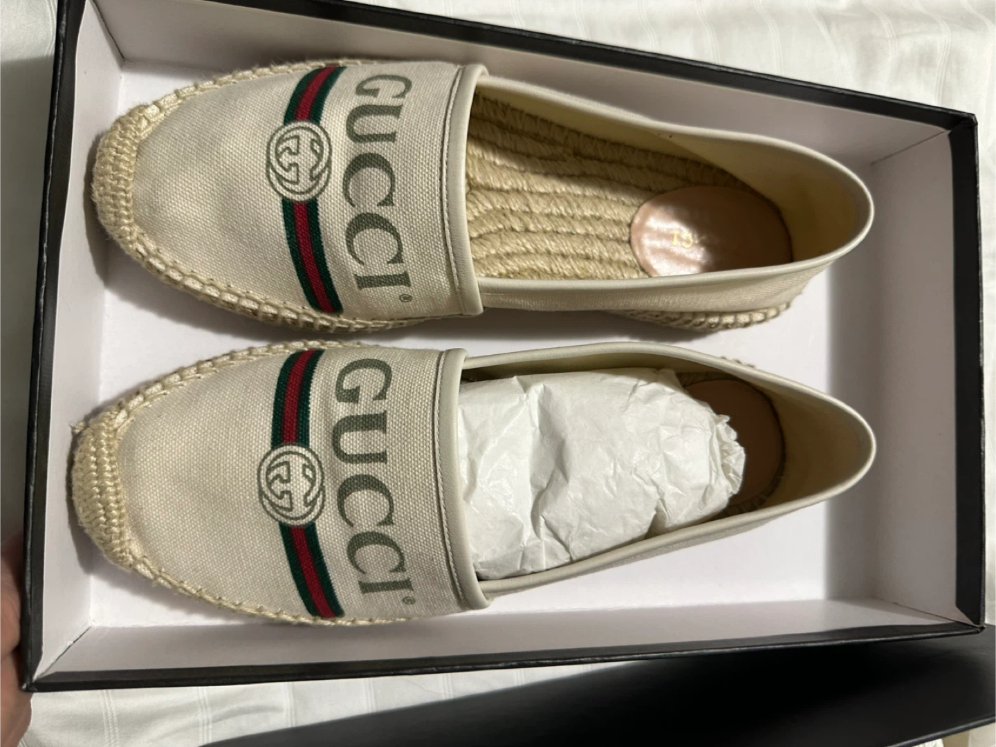 Gucci Espadrille Flats Size 37 - photo 2