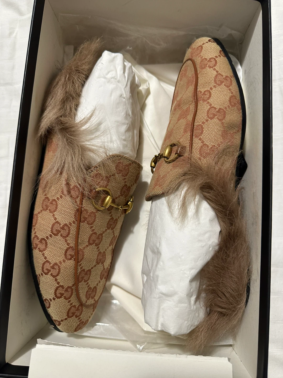Gucci Princetown GG Canvas Mule Size 37.5 - photo 2