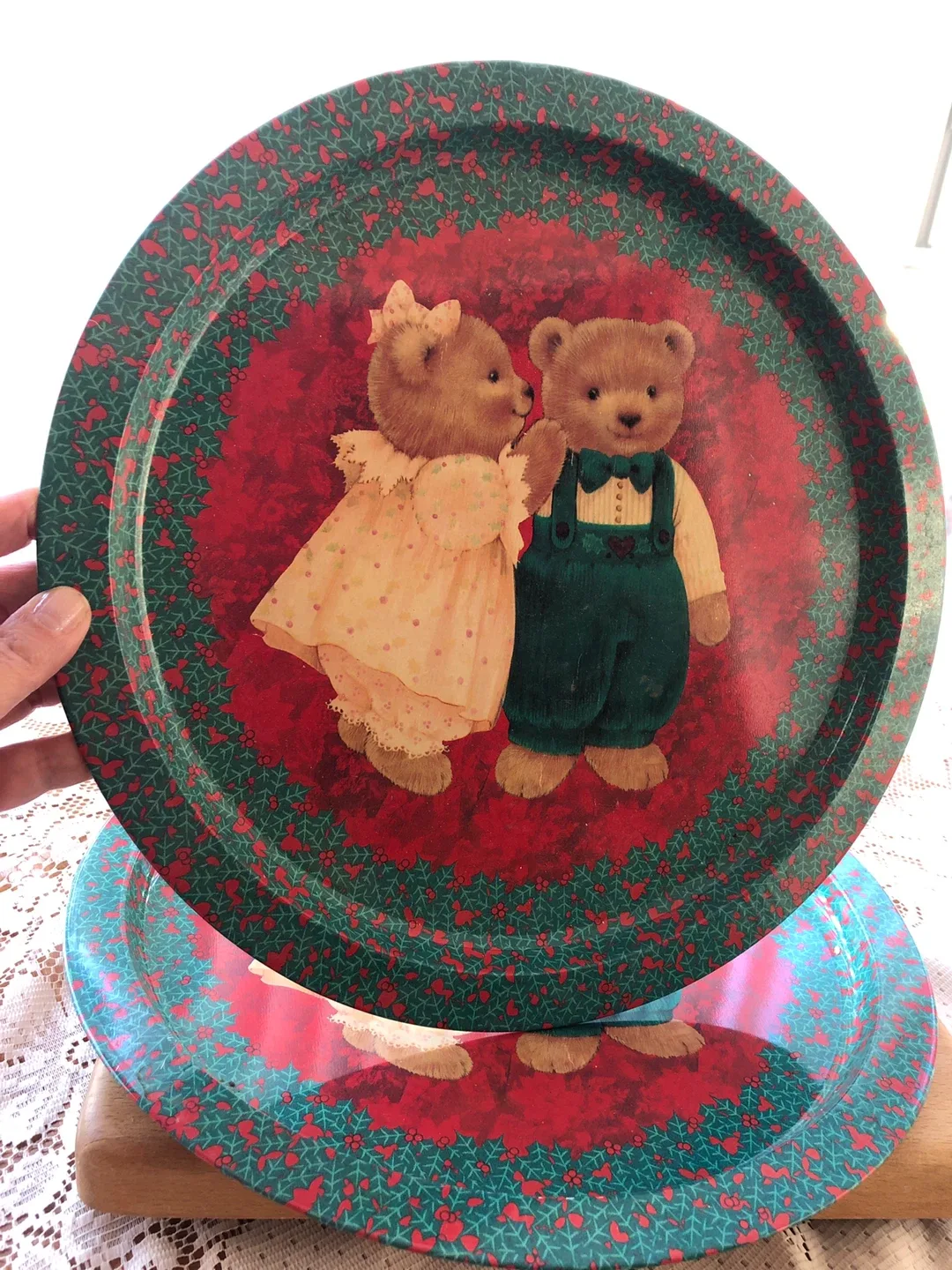 Teddy Bear Christmas Serving Trays thumbnail