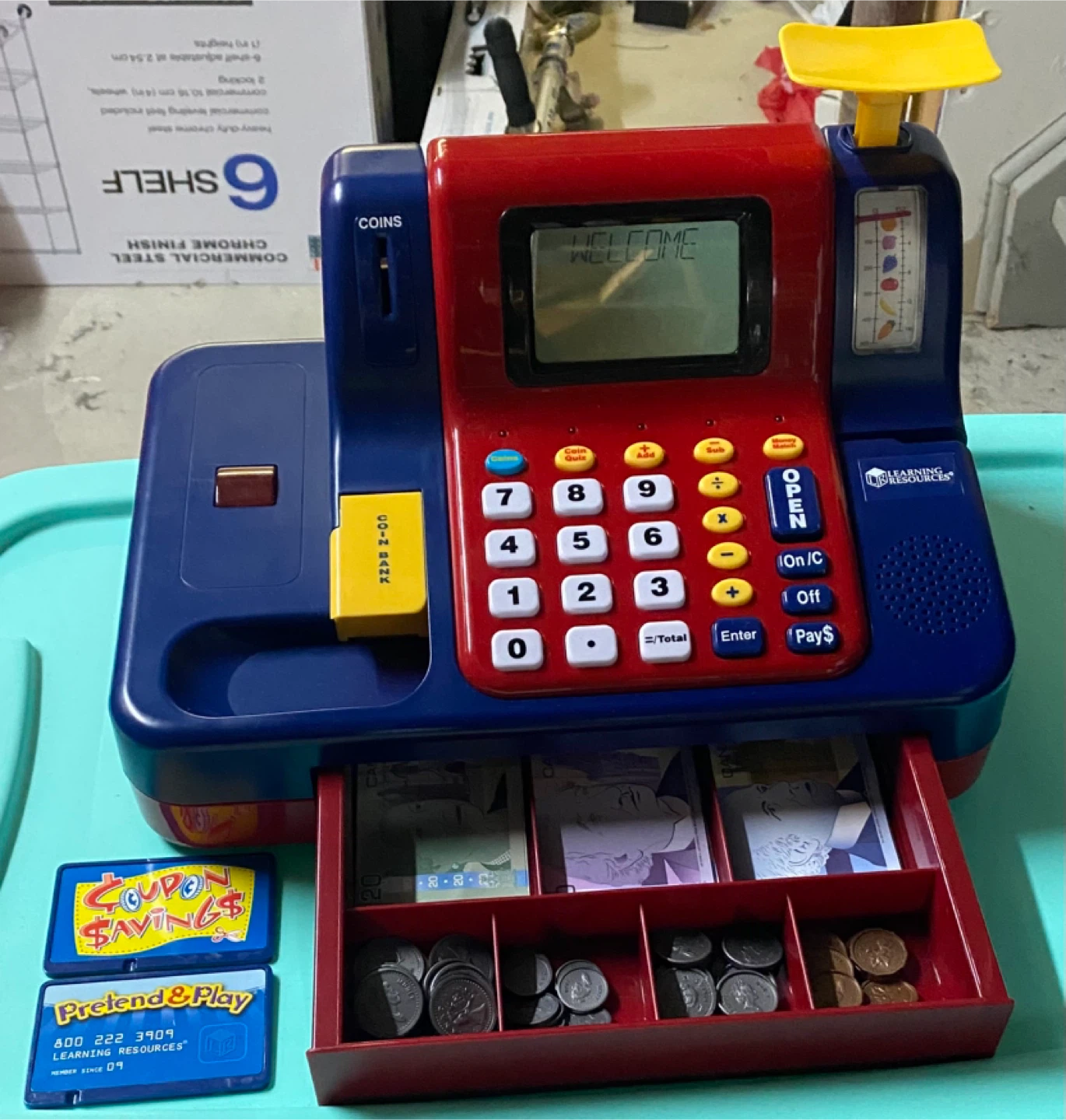 Learning Resources Pretend & Play Cash Register