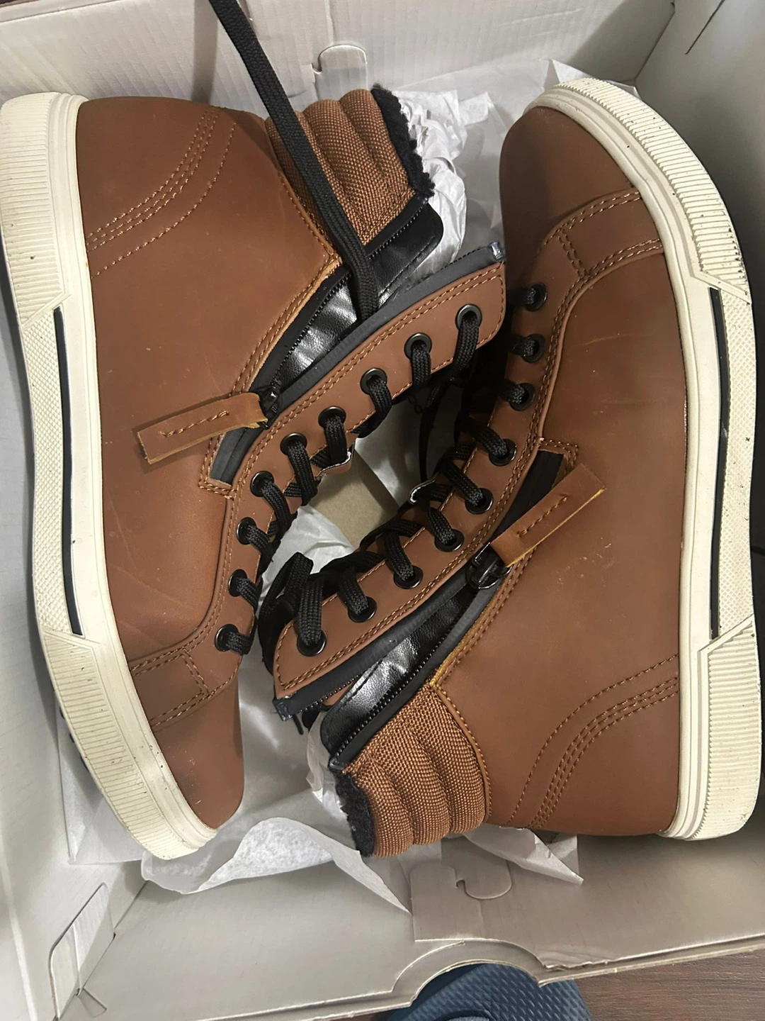 ALDO Brown High-Top Sneakers - photo 5