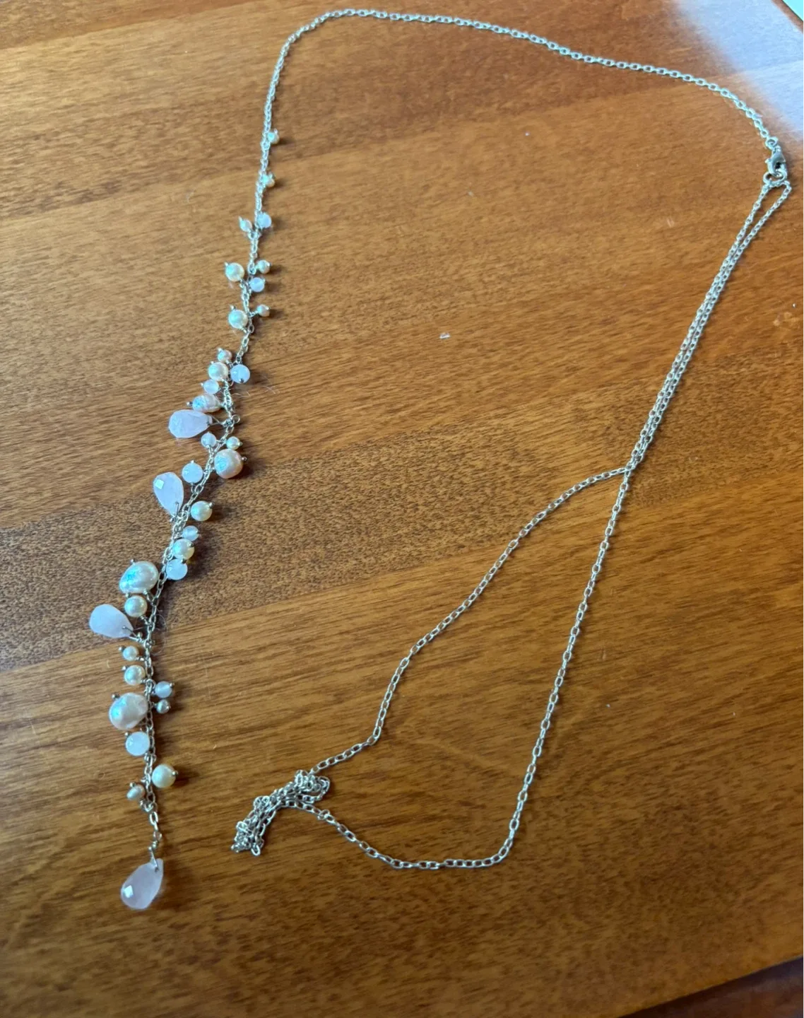 Pink Pearl necklace/bracelet thumbnail