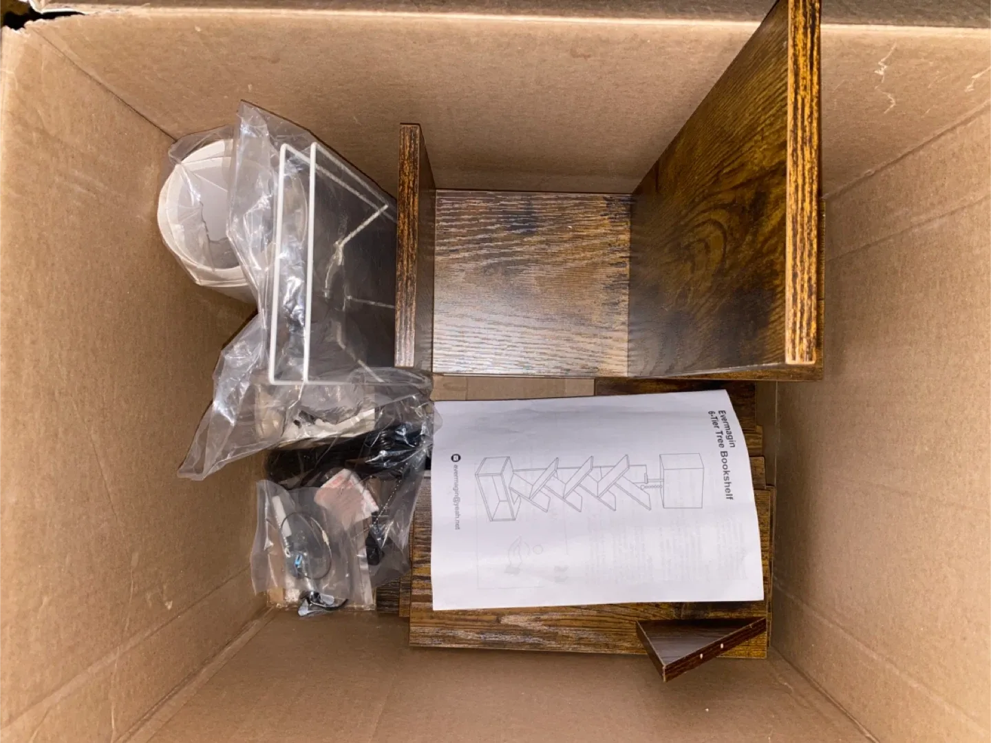 Tree Bookshelf w/ Lamp (New) image indicator(5)