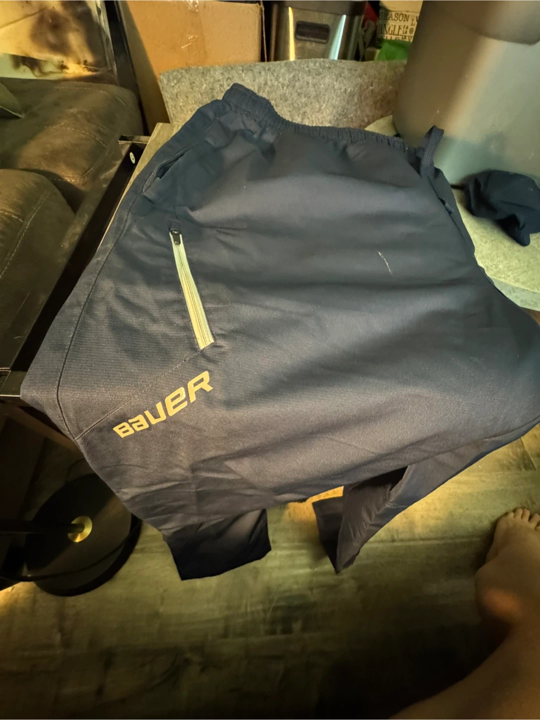 Bauer XL/TG Navy Blue Athletic Pants