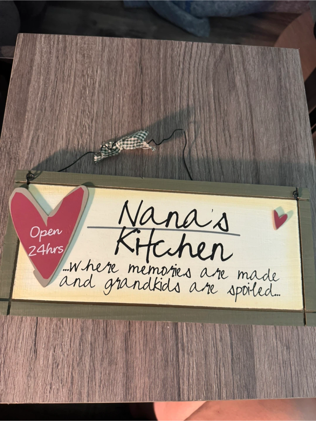 Nana's Kitchen Sign - Open 24hrs