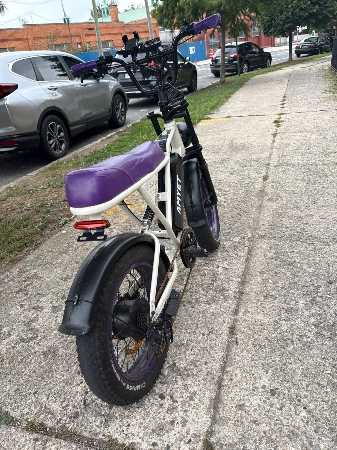 Amyet Ebike - White and Purple image indicator(3)