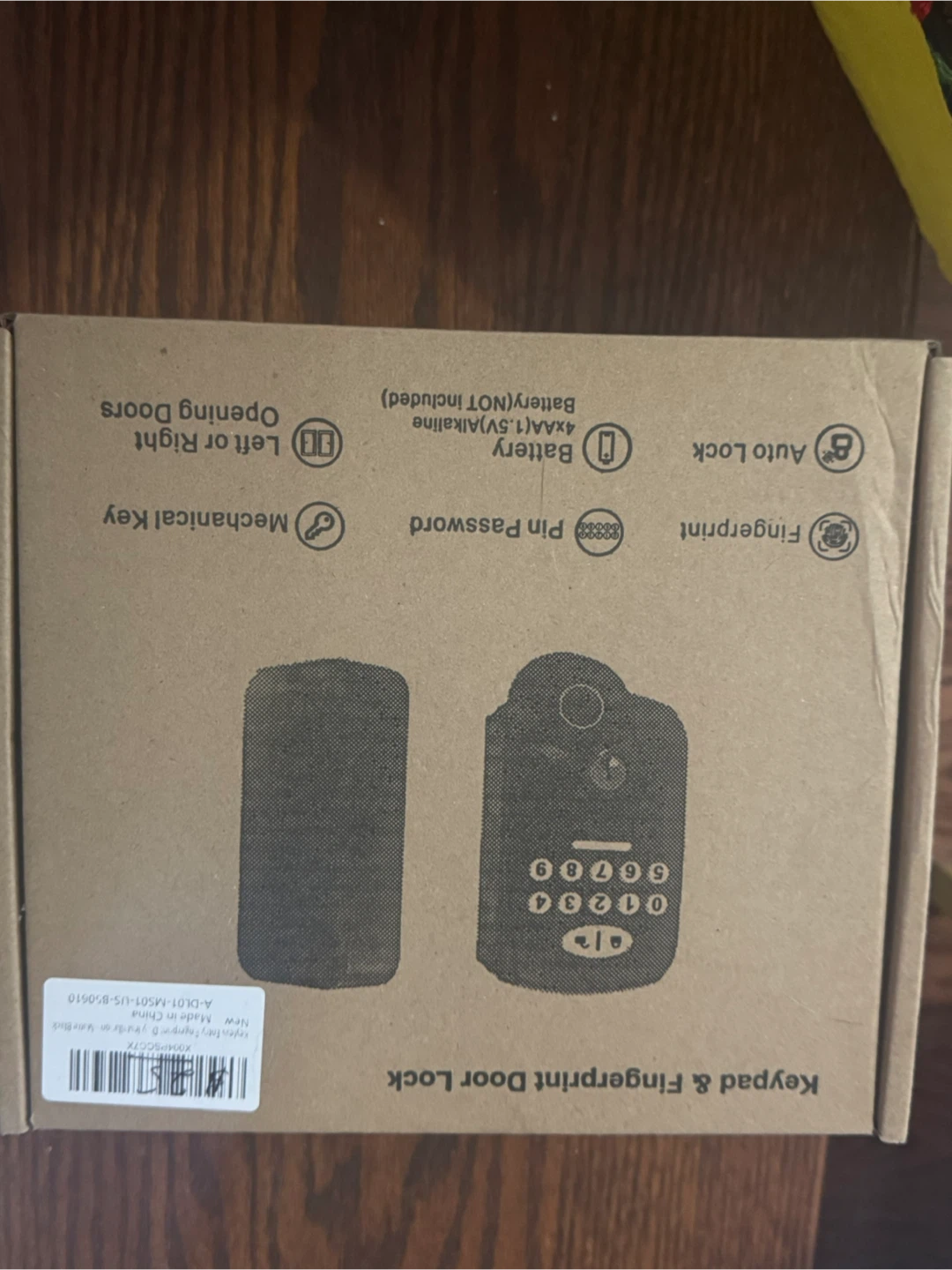 Keypad & Fingerprint Door Lock - New in Box!