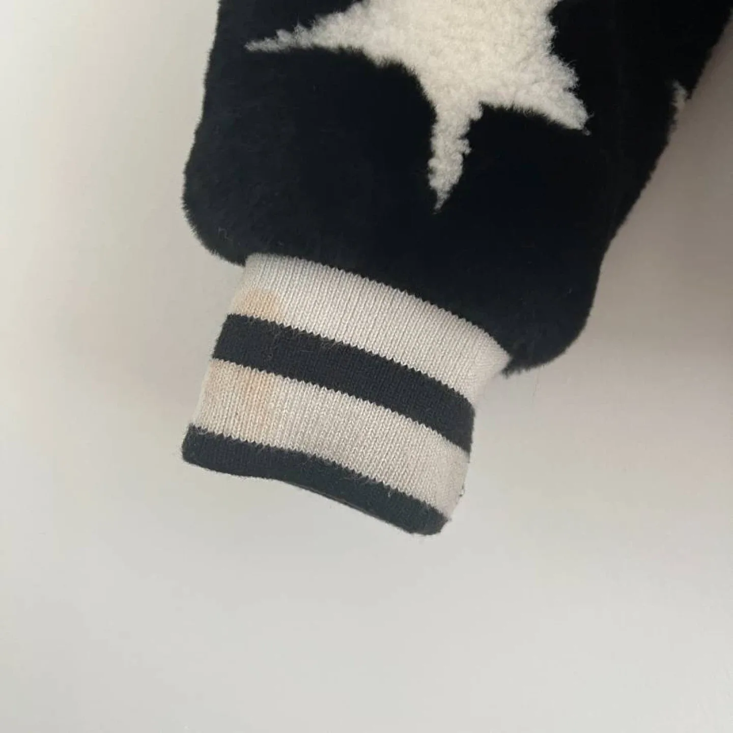 Philipp Plein Junior Shearling Stars Leather Jacket image indicator(6)