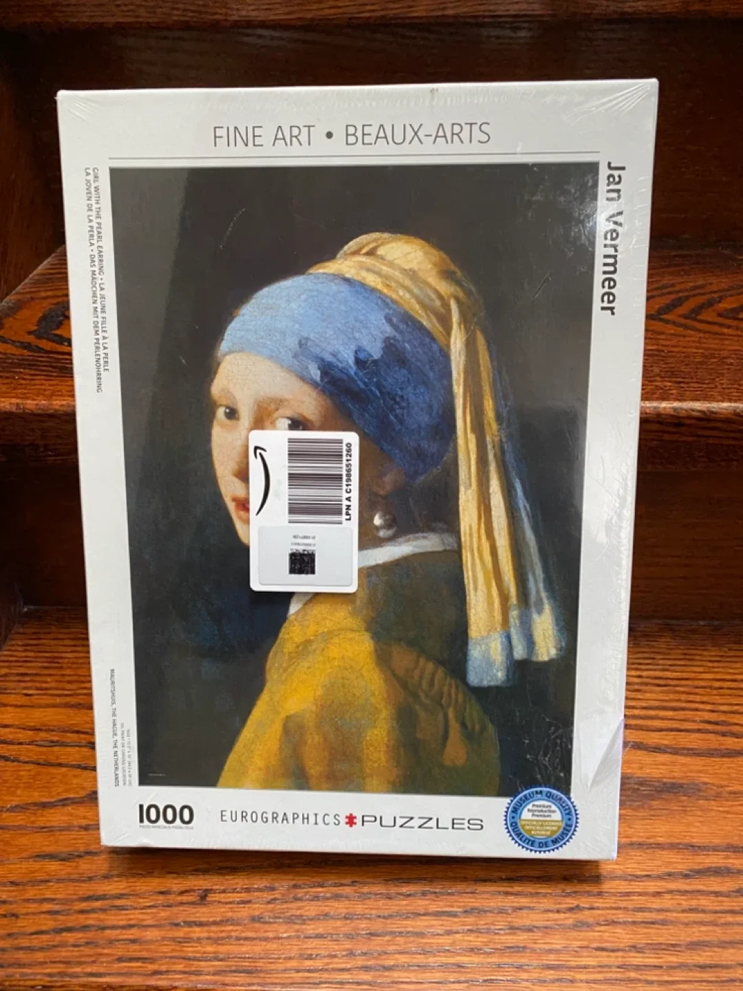 Eurographics Jan Vermeer Girl with a Pearl Earring 1000pc Puzzle thumbnail