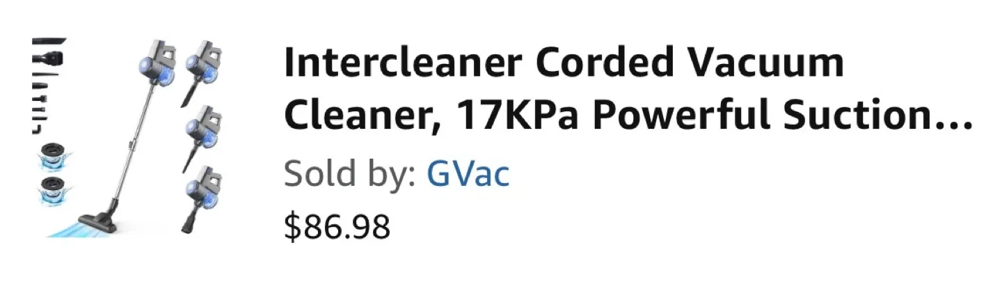 Used Corded Vacuum image indicator(3)