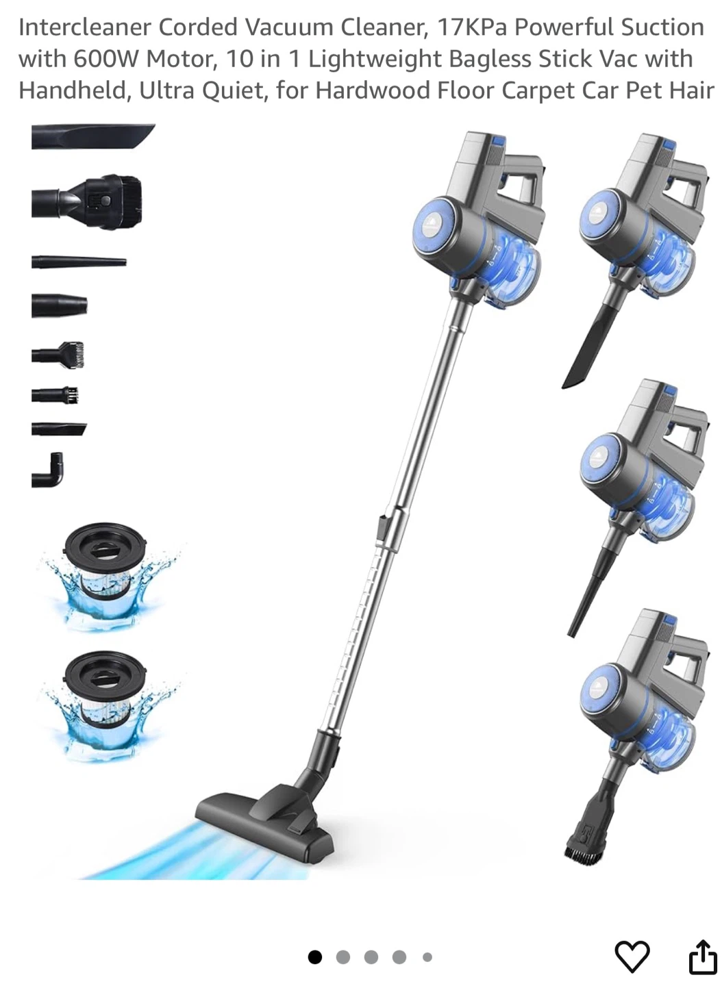 Used Corded Vacuum - photo 2