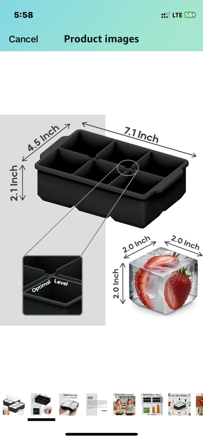 Silicone Ice Mold - 4 Pack image indicator(4)