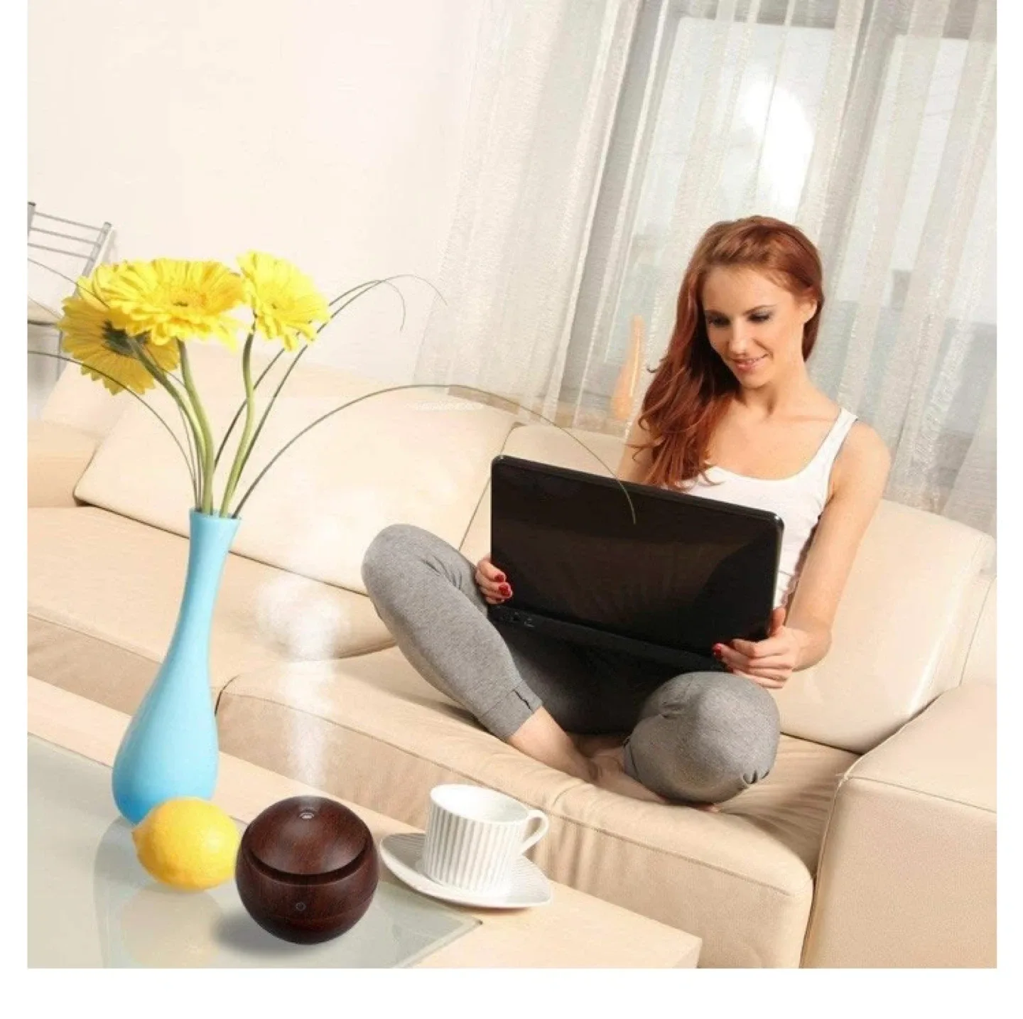 Mini Atomization Humidifier - Ultrasonic Aroma Diffuser image indicator(5)