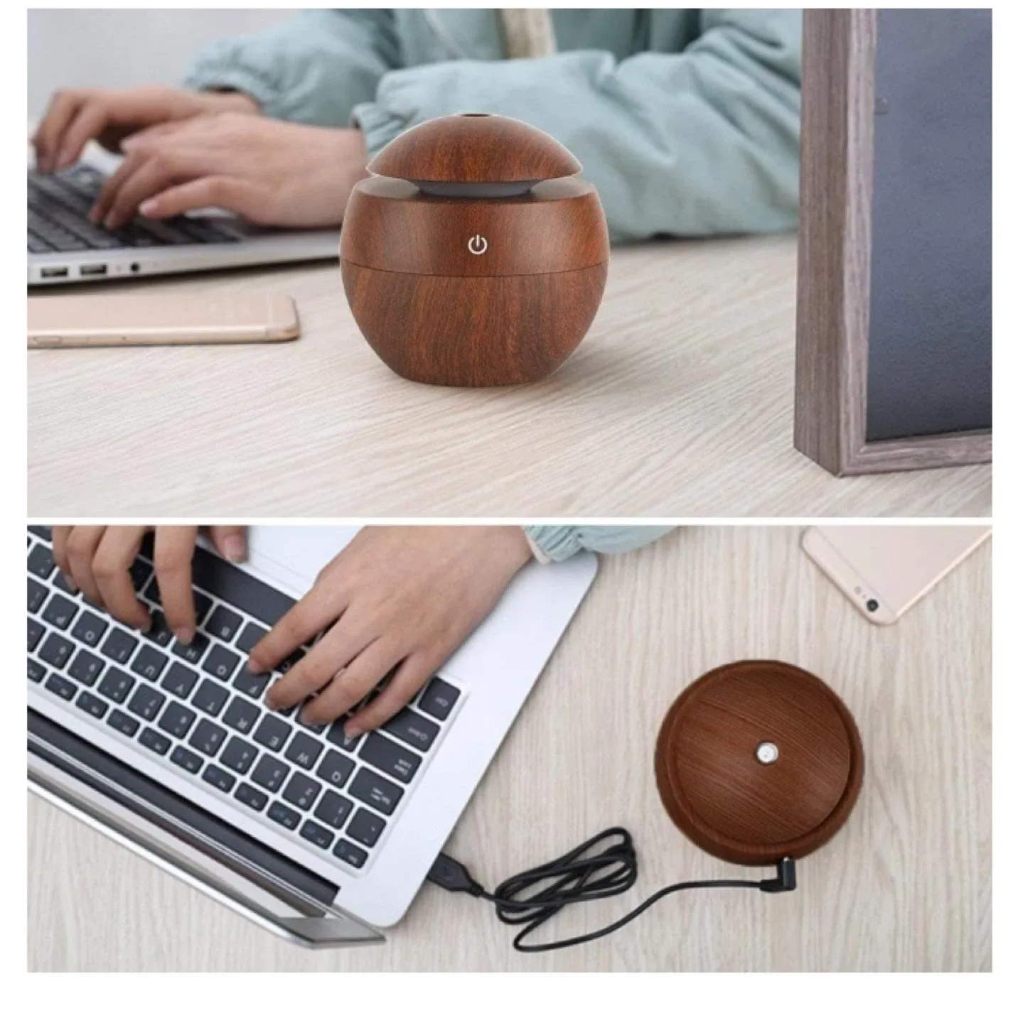 Mini Atomization Humidifier - Ultrasonic Aroma Diffuser image indicator(3)