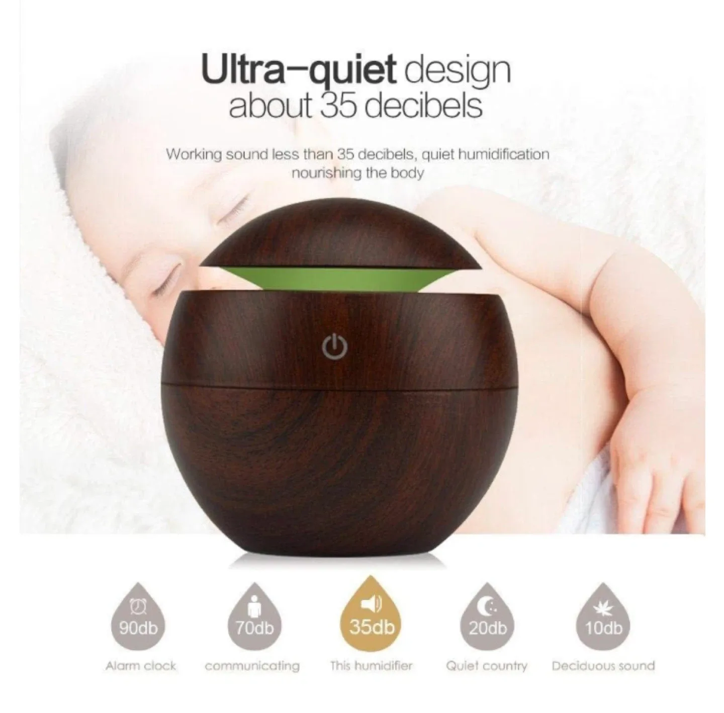 Mini Atomization Humidifier - Ultrasonic Aroma Diffuser image indicator(7)