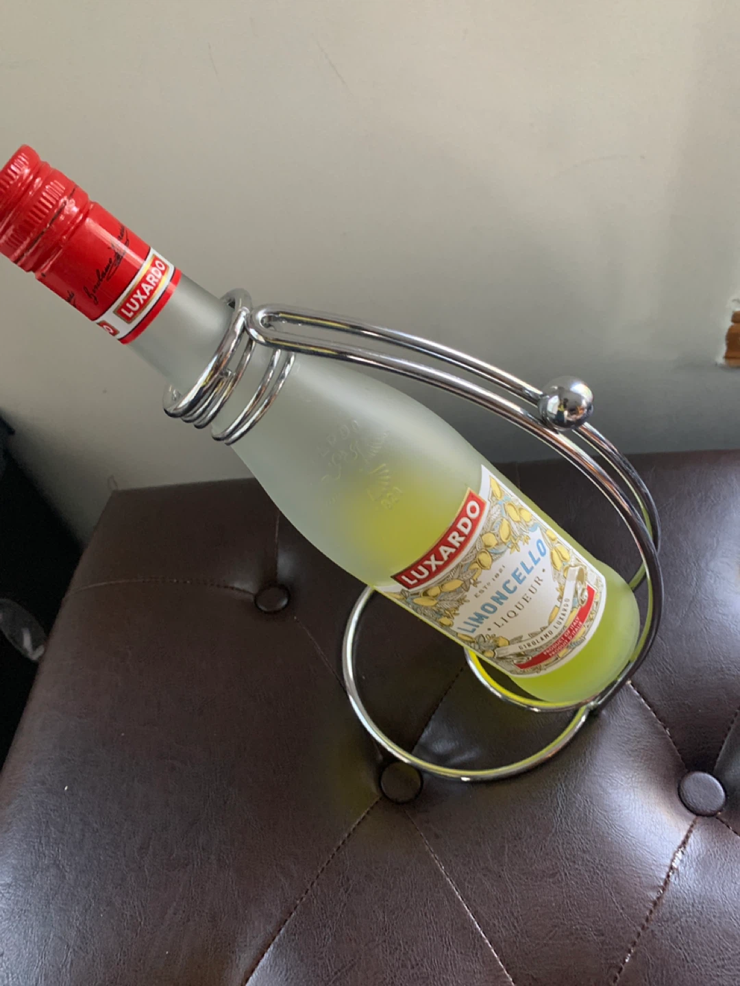 Luxardo Limoncello Liqueur with Stand