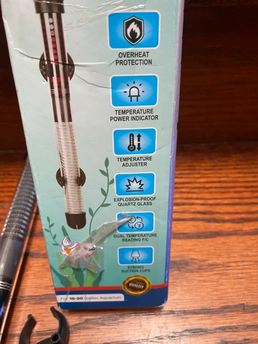 ABHIRSH Aquarium Heater for 10-20 Gallon Tank image indicator(3)