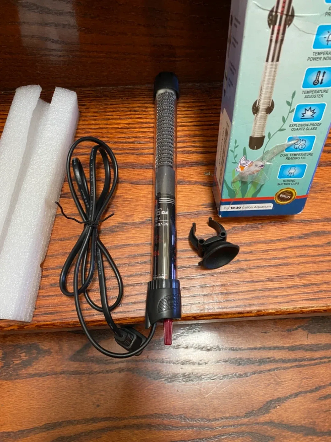 ABHIRSH Aquarium Heater for 10-20 Gallon Tank image indicator(2)