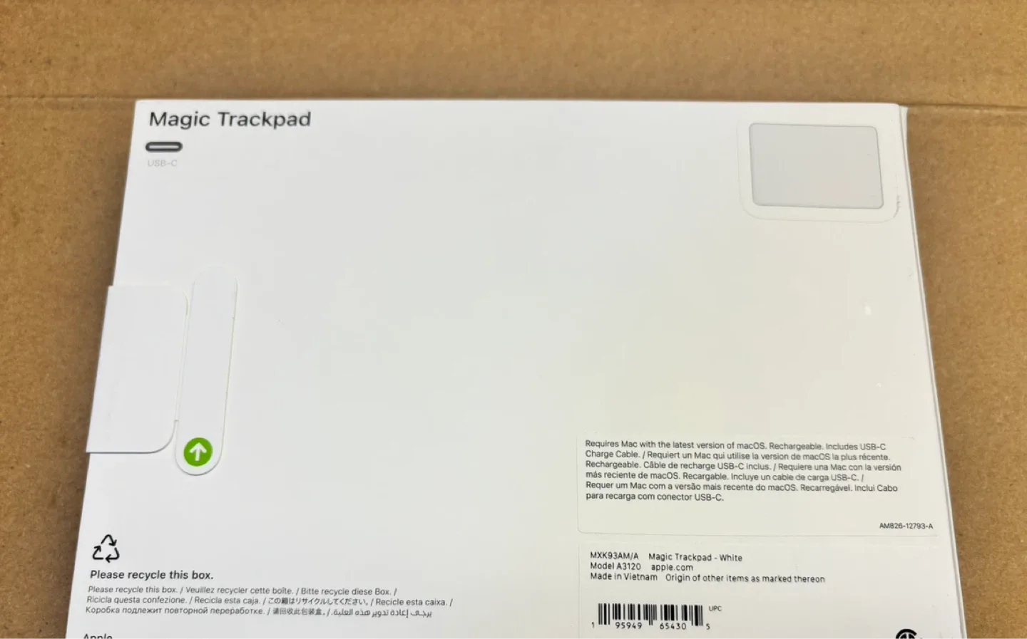 ✨ Apple Magic Trackpad - USB-C to USB-C Model image indicator(2)