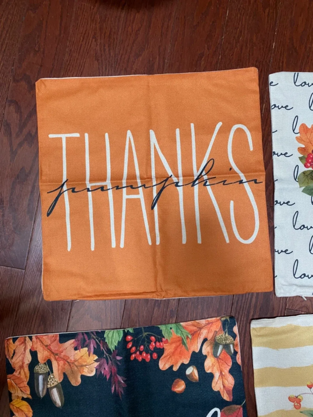 Fall themed decorative throw pillows image indicator(4)