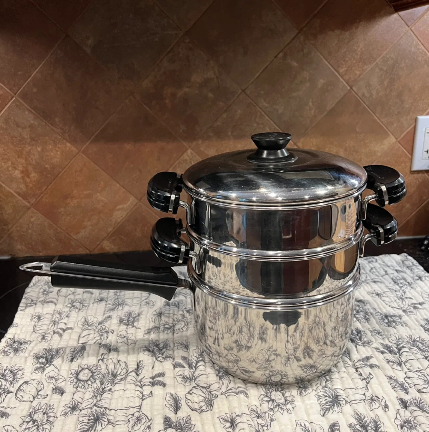 Lagostina Double Boiler/Steamer Pot thumbnail
