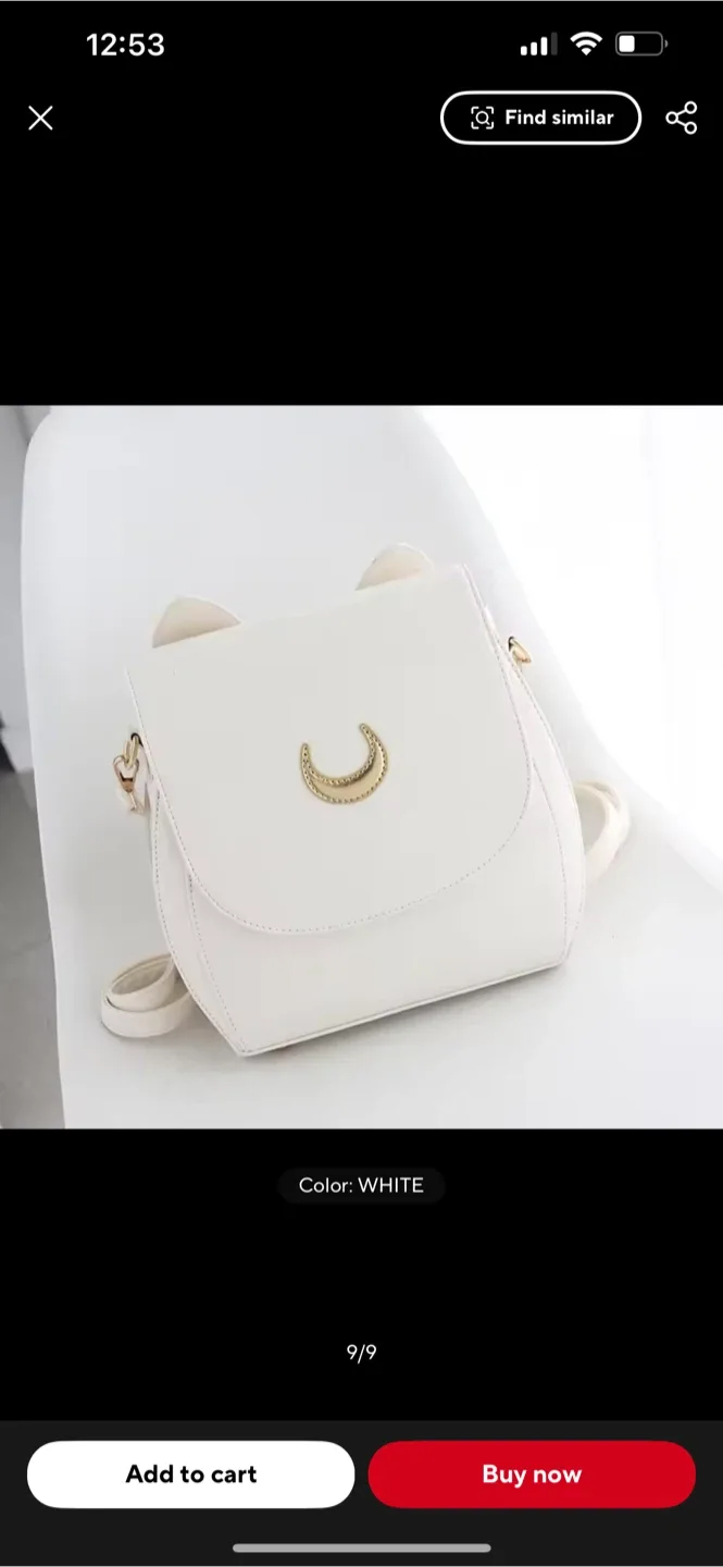 Cat Ear Moon Design Backpack - image indicator(2)