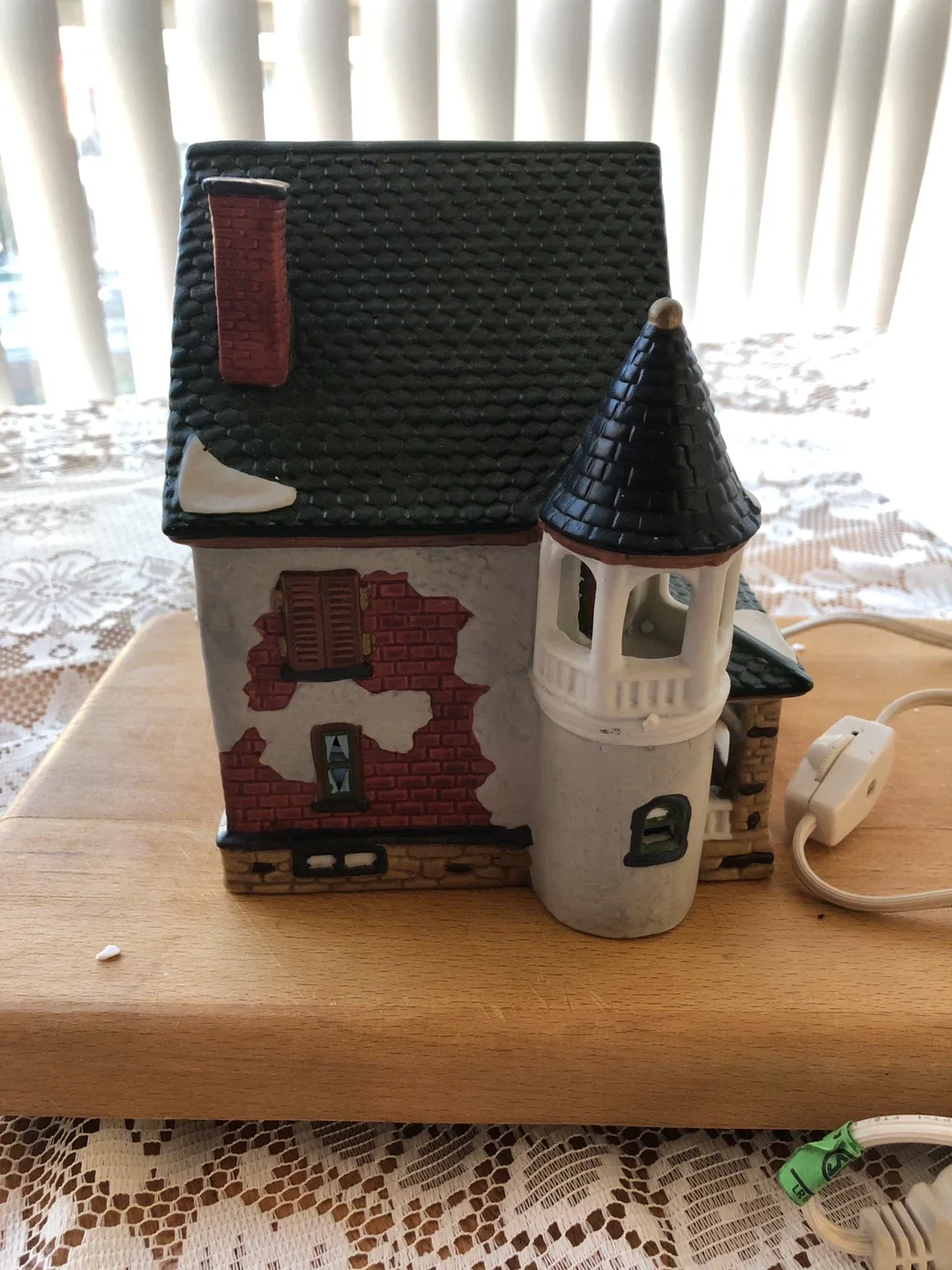 Ceramic Christmas Village House image indicator(3)