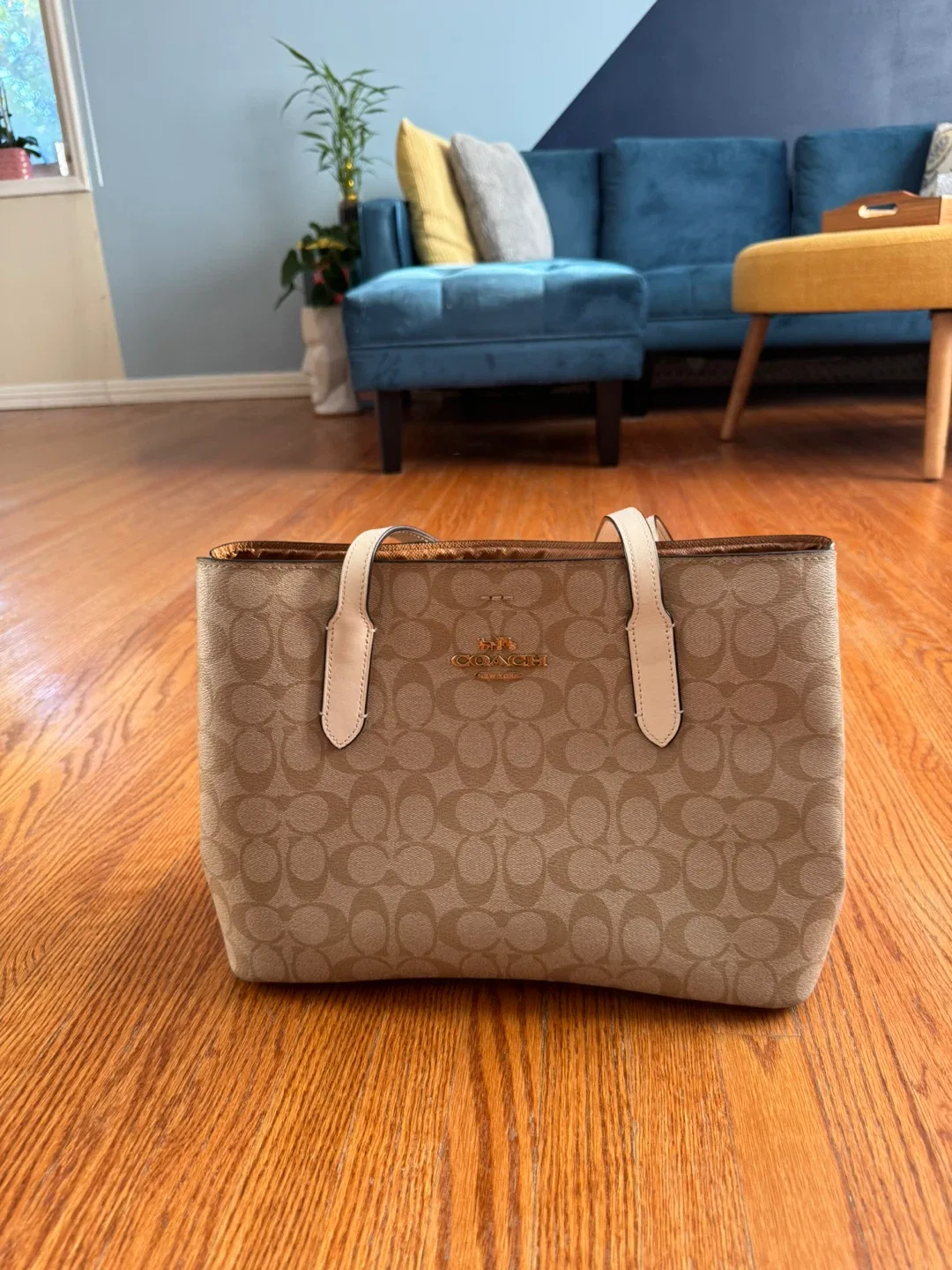 Coach Signature Jacquard Tote Bag thumbnail