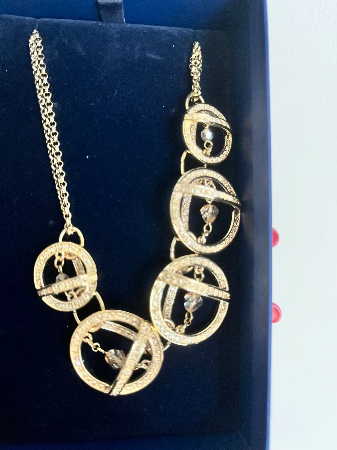 Swarovski Gold-Tone Necklace image indicator(3)