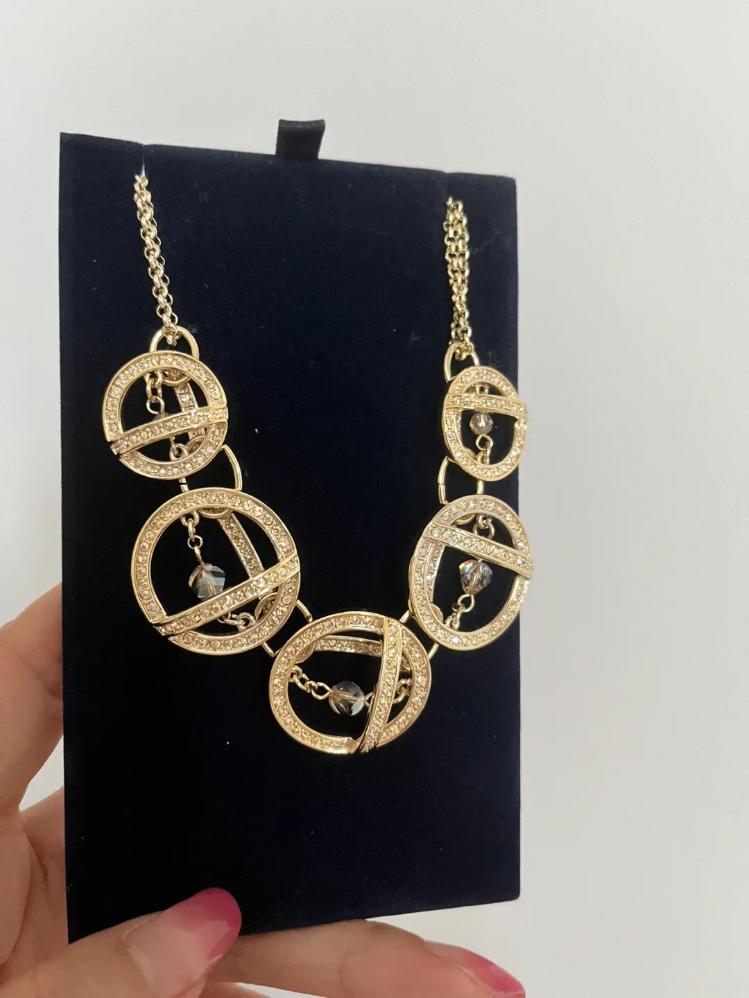 Swarovski Gold-Tone Necklace image indicator(2)