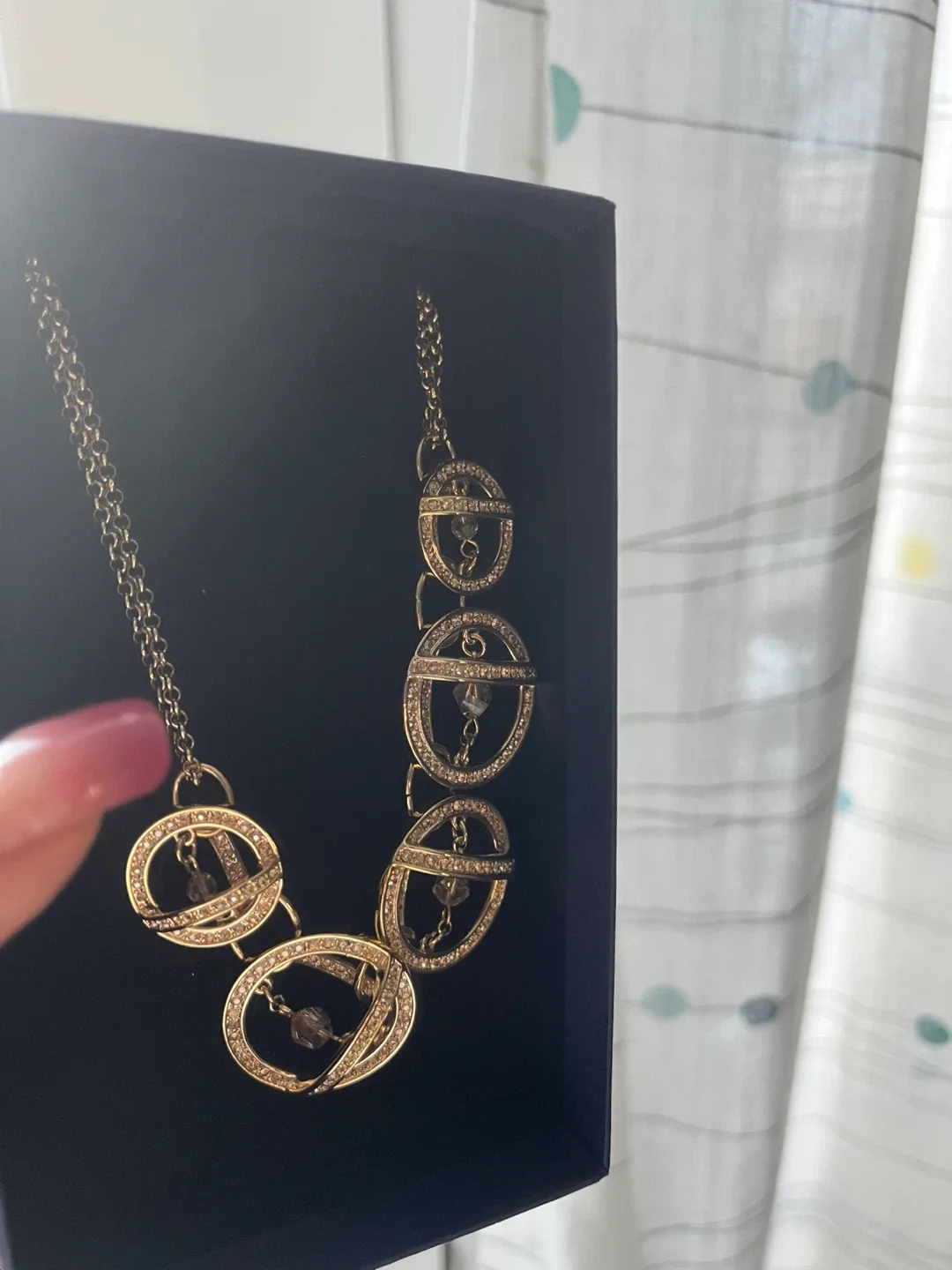 Swarovski Gold-Tone Necklace image indicator(4)