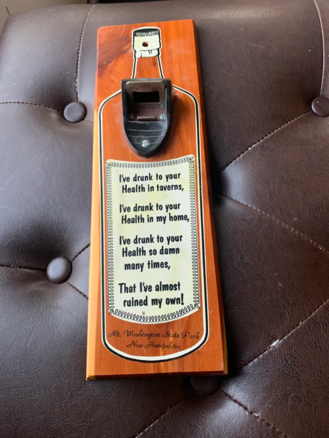 Mt. Washington State Park Bottle Opener