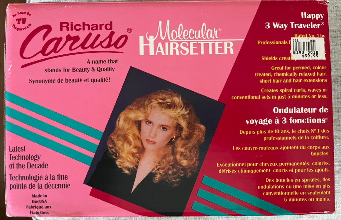 Richard Caruso Molecular Hairsetter - Happy 3 Way Traveler image indicator(4)